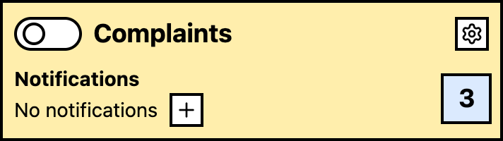 Focused Lens card showing Lens selection, settings, notification, and result-count controls.